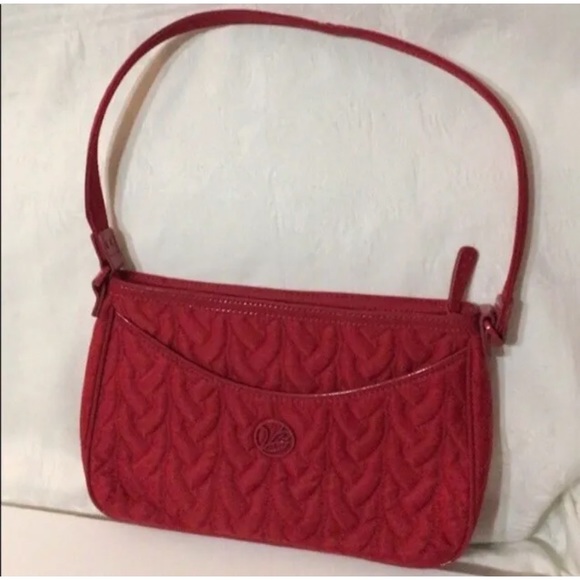 *SOLD* NWOT Vera Bradley Red Quilted & Patent Purse - Picture 2 of 11